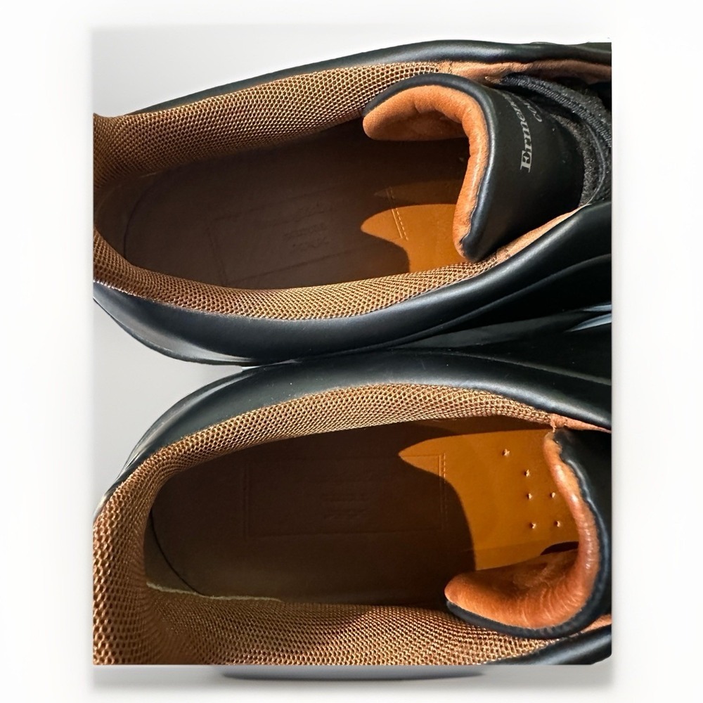 Ermenegildo Zegna Couture Triple Xxx Stitch Leather W… - Gem